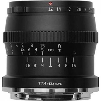 Objetivo TTArtisan 50mm f/1.2 para Nikon Z (Montura APS-C, Enfoque Manual, Construcción Óptica 11 Elementos en 7 Grupos)