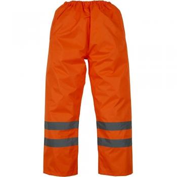 Yoko Mens High Vis Waterproof Overtrousers Orange