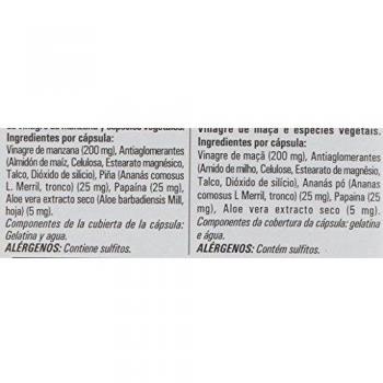 Naturtierra Vinagre de Manzana Vientre Plano – 90 Cápsulas