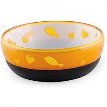 ALL FOR PAWS Comederos para Gatos, 300 ml, Color Naranja