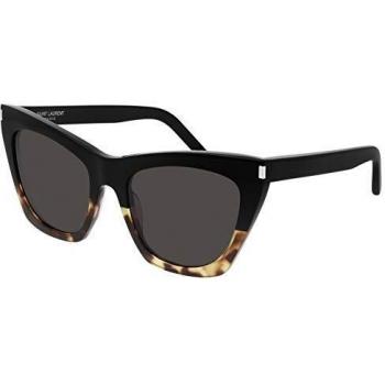 Saint Laurent SL 214 Kate Sunglasses, Brown Female, Size: 55 MM