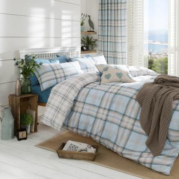 Catherine Lansfield CL Kelso Duckegg - Juego de funda nórdica para cama de 105 cm