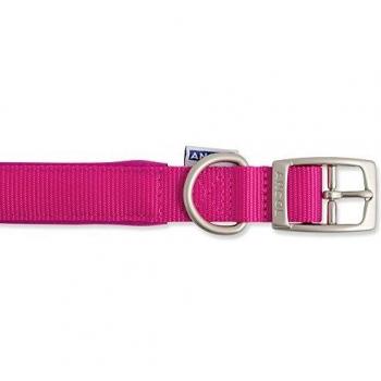 Collar de Nylon Acolchado Impermeable Rosa 65cm Sz8