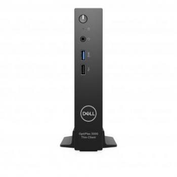 Cliente delgado OPTIPLEX 3000 Dell Celeron N5105 2.9GHz, RAM 8GB, eMMC 64GB, Wyse ThinOS, color negro