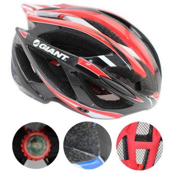 Bicicleta casco 53-62cm Xagoo con construido en luz LED
