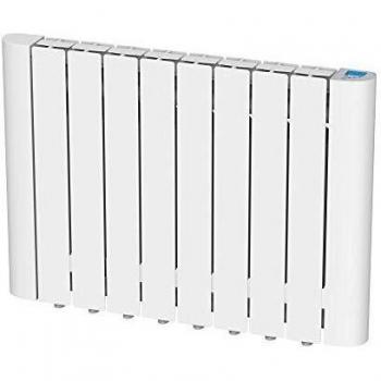 Emisor térmico de inercia digital con fluido interno,programación semanal, pantalla LCD y control WIFI Serie RADOIL de PURLINE