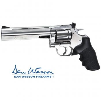 Revolver Dan Wesson 715 6 Silver - 4,5 Mm Co2 Bbs Acero