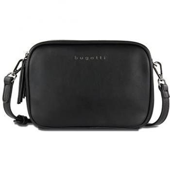 Bandolera de mujer Bugatti Almata con cierre de cremallera, tamaño único, color negro
