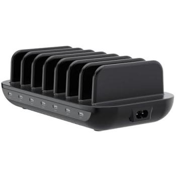 Estación de Carga USB-C 7 Puertos 160W PD 3.0 Conceptronic Negra