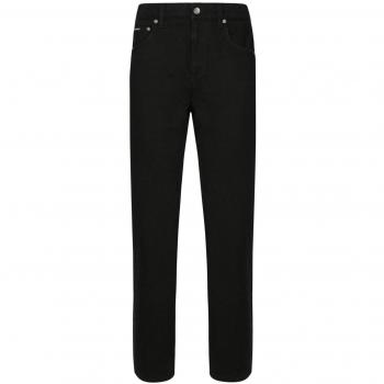 Dolce & Gabbana Women's Slim-Fit Black Denim Jeans | Size 38 | Stylish Cotton Jeans