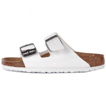 Birkenstock Sandalias Planas Arizona Mujer Blanco