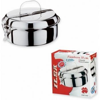 Ilsa Fiambrera INOX, 20 cm, Plateado