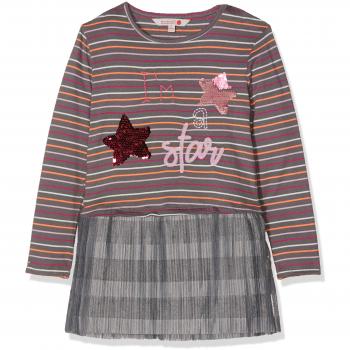 boboli Knit Dress Striped For Baby Girl, Vestido para Bebés, Gris