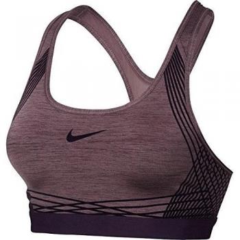 Nike New Pro Hypr Clsc Pad - Sujetador deportivo para mujer, color morado, talla M