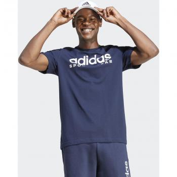 adidas Men's Graphic Logo T-Shirt, Dark Blue, Size M