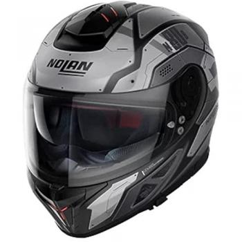 Nolan Casco Integral N80-8 Starscream N-COM Negro-Antracita XL