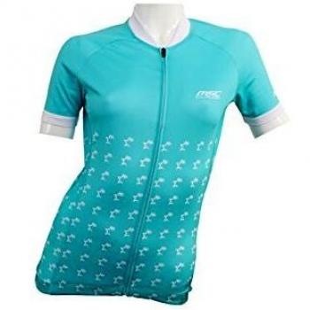 MSC Bikes Mclaudiagn Maillot Mangas Cortas, Mujer, Azul, XS