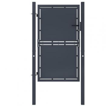 vidaXL Garden Gate Steel 100x125 cm Anthracite