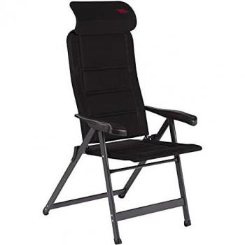 Silla de Camping Crespo Compact AP/240-ADCS con Respaldo Alto - Color Negro