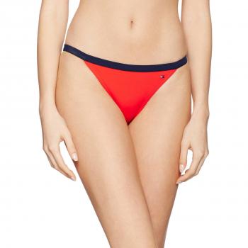 Tommy Hilfiger Haidee LOW Brief, Braguita de Bikini para Mujer, Rojo