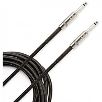 D'Addario Custom Series Braided Instrument Cable, Black, 20'