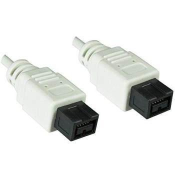 Cable Firewire IEEE 1394b 1m Blanco