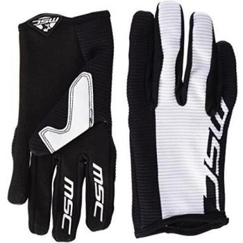 MSC XC - Guantes, Color Negro/Blanco, Talla S