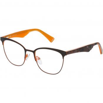 Gafas de Sol Furla VFU586-540492 54 mm con Montura en Color Oro Claro y Detalles de Colores para Mujer