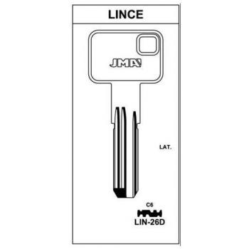 Llave de seguridad de latón LIN-26D