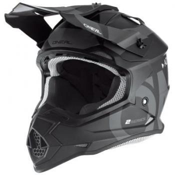 O'Neal 2Series Slick 2023 Casco de motocross - Negro-Gris