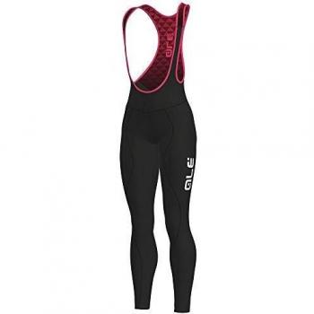 Alé Solid Winter Culote, Mujer, Negro/Rosa, 170/179