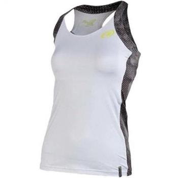 Bullpadel Bouza - Camiseta sin mangas para mujer, color blanco, talla L