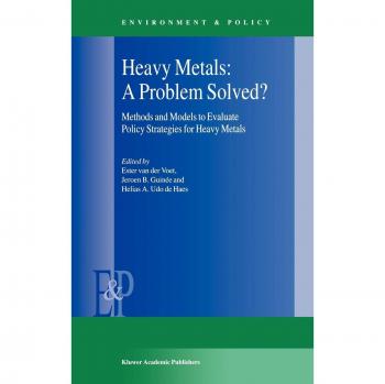 Heavy metals a problem solvedz methods and models to evaluate policy strategies for heavy metals environment policy