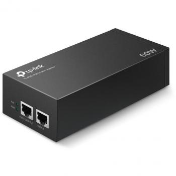 TP-Link TL-POE170S Inyector PoE++ Gigabit Ethernet 2 Puertos hasta 60W con Paso de Datos y Alimentación