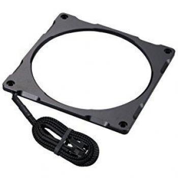 Phanteks Halos Lux Digital RGB Fan Frame 140mm Negro con LED Digital, soporte de aluminio y diseño elegante