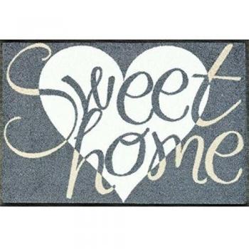 wash + dry - Alfombra Sweet Letters 50x75, Gris