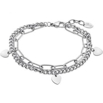 Pulsera Lotus Style LS2314-2/1 de Acero Inoxidable 316L con Corazón para Mujer