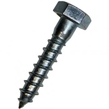 Dresselhaus hexagonal-tornillos para madera, 16 x 80 mm, galvanizado, 25 pcs