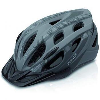 XLC Casco de Bicicleta BH-C19, Unisex Adulto, Negro, Gris, 51-56 cm