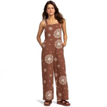 Mono de mujer Sweet Note Roxy con Estampado Floral y Detalles Bordados