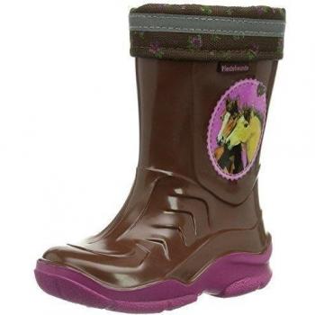 Pferdefreunde 120112 - Botas para niñas, color marrone/fuchsia, talla 20