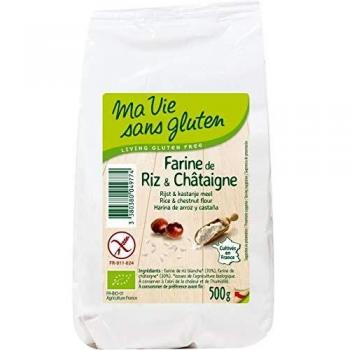 Harina de arroz de castaña ecológica 500 g - Ma Vie sans Gluten