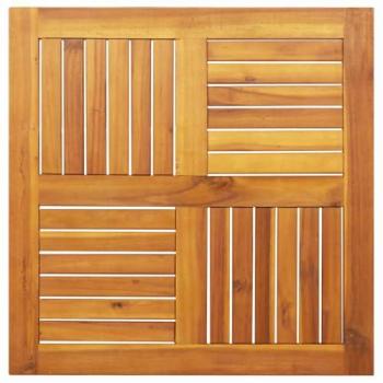 vidaXL Square Table Top 70x70x2 cm Solid Wood Acacia