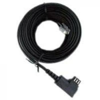 Adaptador de Cable Helos 014075 TAE F 6P4C Negro
