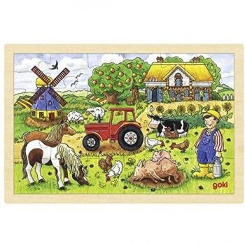 Puzzle de Madera La Granja de los Molineros 24 Piezas para Niños