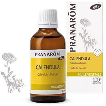 Pranarôm - Organic Calendula Vegetable Oil - Calendula Officinalis - Lipid extract titrated with Calendula flowers - 50 ml
