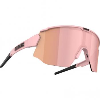 Gafas de Sol BLIZ Breeze Matt Pink Brown Rose Multi Lens 2022 con lentes adicionales en color rosa