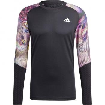 Camiseta de tenis de hombre MEL adidas, camiseta de manga larga
