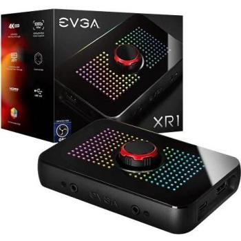 EVGA XR1 Capture Device, Certificado para OBS, USB 3.0, 4K Pass Through, ARGB, Audio Mixer
