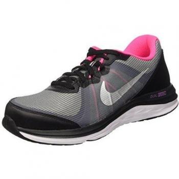 Nike Dual Fusion X 2 (GS) Zapatillas de deporte, Niñas, Negro / Plateado / Gris / Rosa, 36